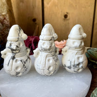 Howlite Snowman