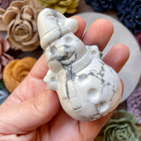 Howlite Snowman
