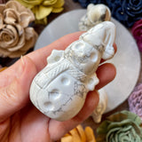 Howlite Snowman