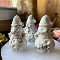 Howlite Snowman