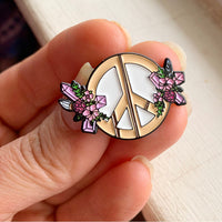 Peaceful Pieces Enamel Pin