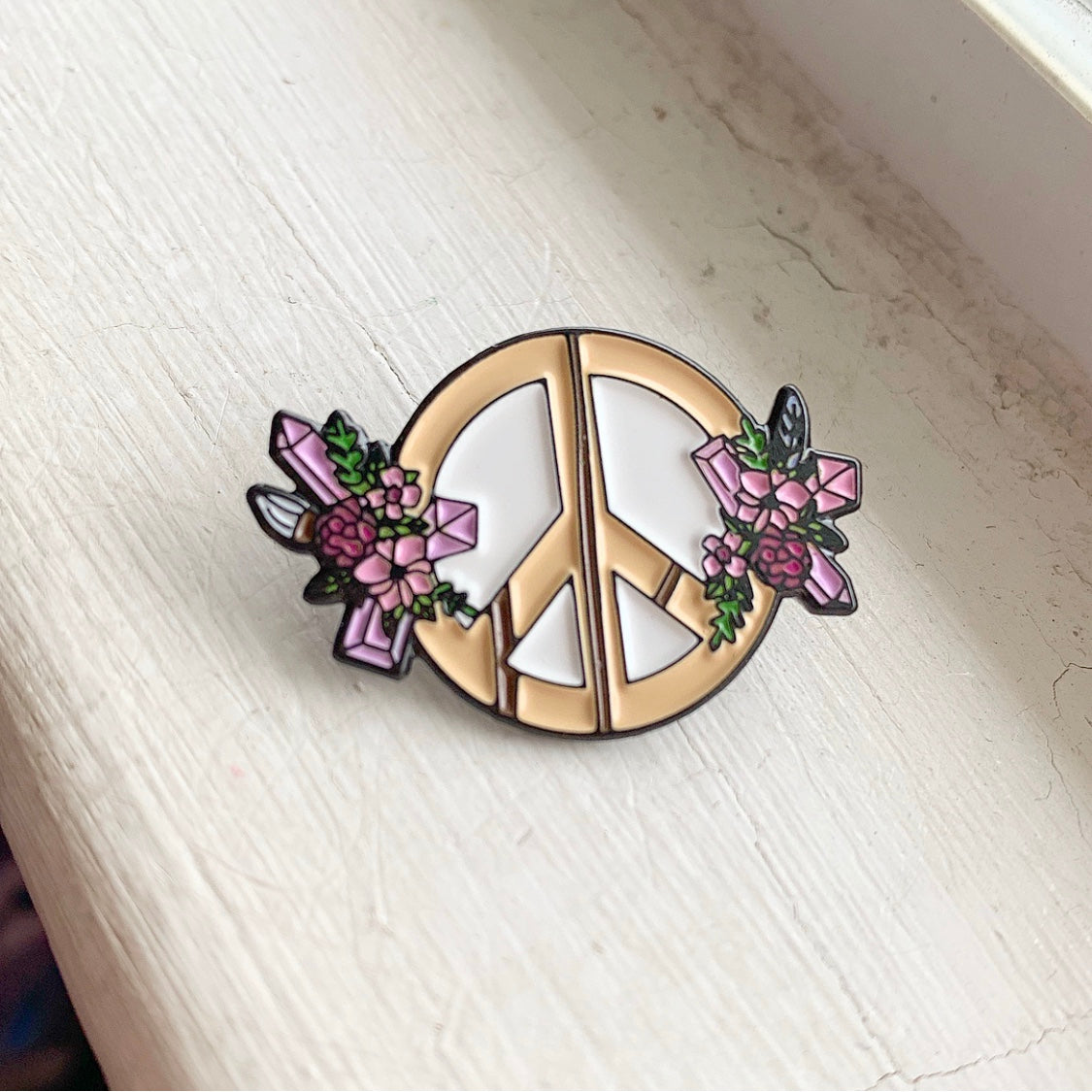 Peaceful Pieces Enamel Pin
