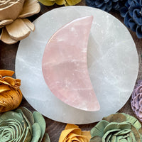 Rose Quartz Moon Bowl