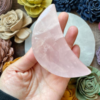 Rose Quartz Moon Bowl