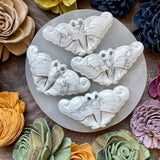 Howlite Moth Carving