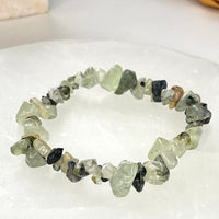 Prehnite Chip Bead Bracelet