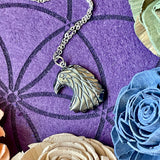 Hematite Eagle Carving Necklace