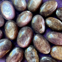 Gem Lepidolite Polished Small Palm Stone