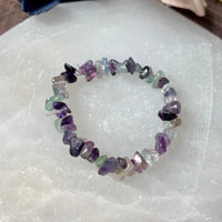 Fluorite Chip Bead Bracelet