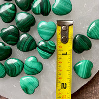 Mini Malachite Heart