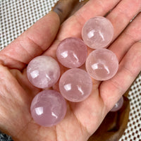 Mini Rose Quartz Sphere