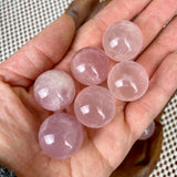 Mini Rose Quartz Sphere