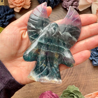Rainbow Fluorite Hooded Angel