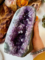 Dark Purple Amethyst Geode 3.4 lb