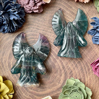 Rainbow Fluorite Hooded Angel