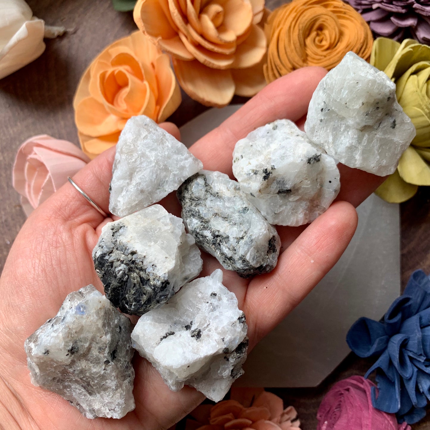 Rainbow Moonstone Raw Stone