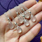 Rose Quartz Sterling Silver Necklace