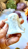 Howlite Ghost Carving