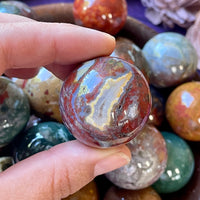 Ocean jasper Sphere
