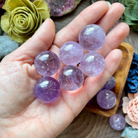 Small Light Purple Amethyst Sphere