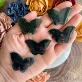 Moss Agate Butterfly Cabochon