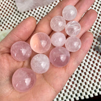 Mini Rose Quartz Sphere