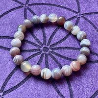 Botswana Agate 8mm Beaded bracelet