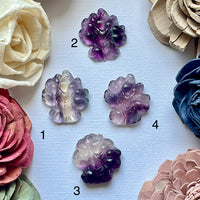 Fluorite Nine Tail Fox Carving
