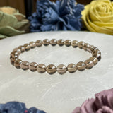 Smoky Quartz 6mm Beaded bracelet