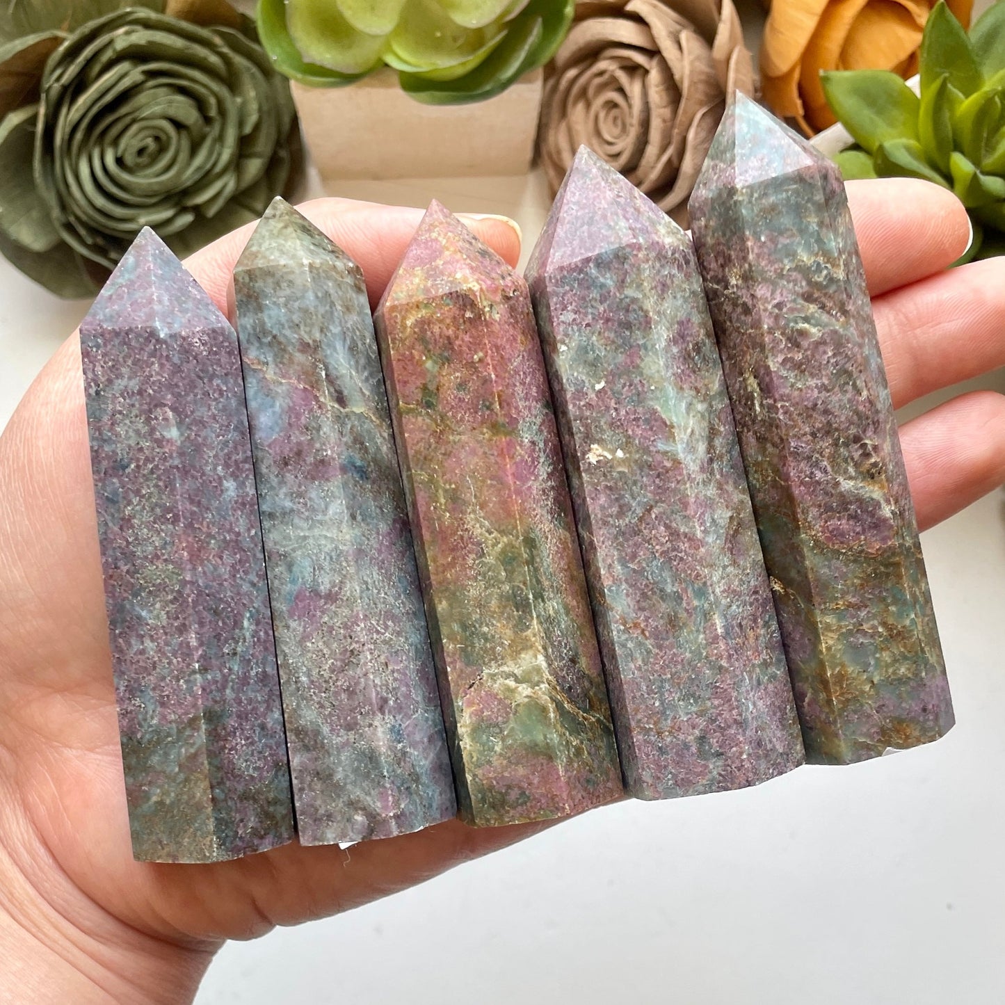 Ruby in Kyanite Tower Point