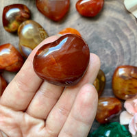 Carnelian Polished Heart