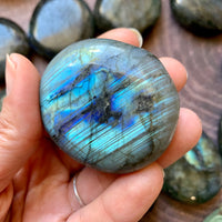 Labradorite Polished Palm Stone