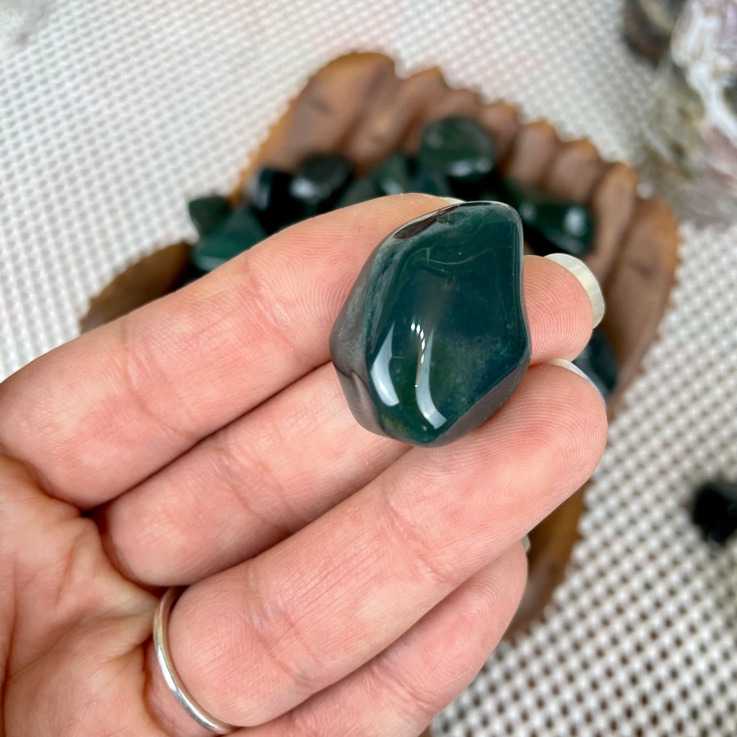 Bloodstone Tumbled Stone