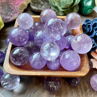 Small Light Purple Amethyst Sphere
