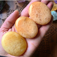 Yellow Aventurine Polished Palm Stone