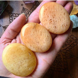 Yellow Aventurine Polished Palm Stone