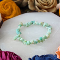 Amazonite Chip Bead Bracelet