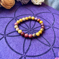Mookaite 8mm Beaded bracelet