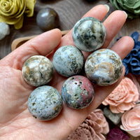 Ocean jasper Sphere