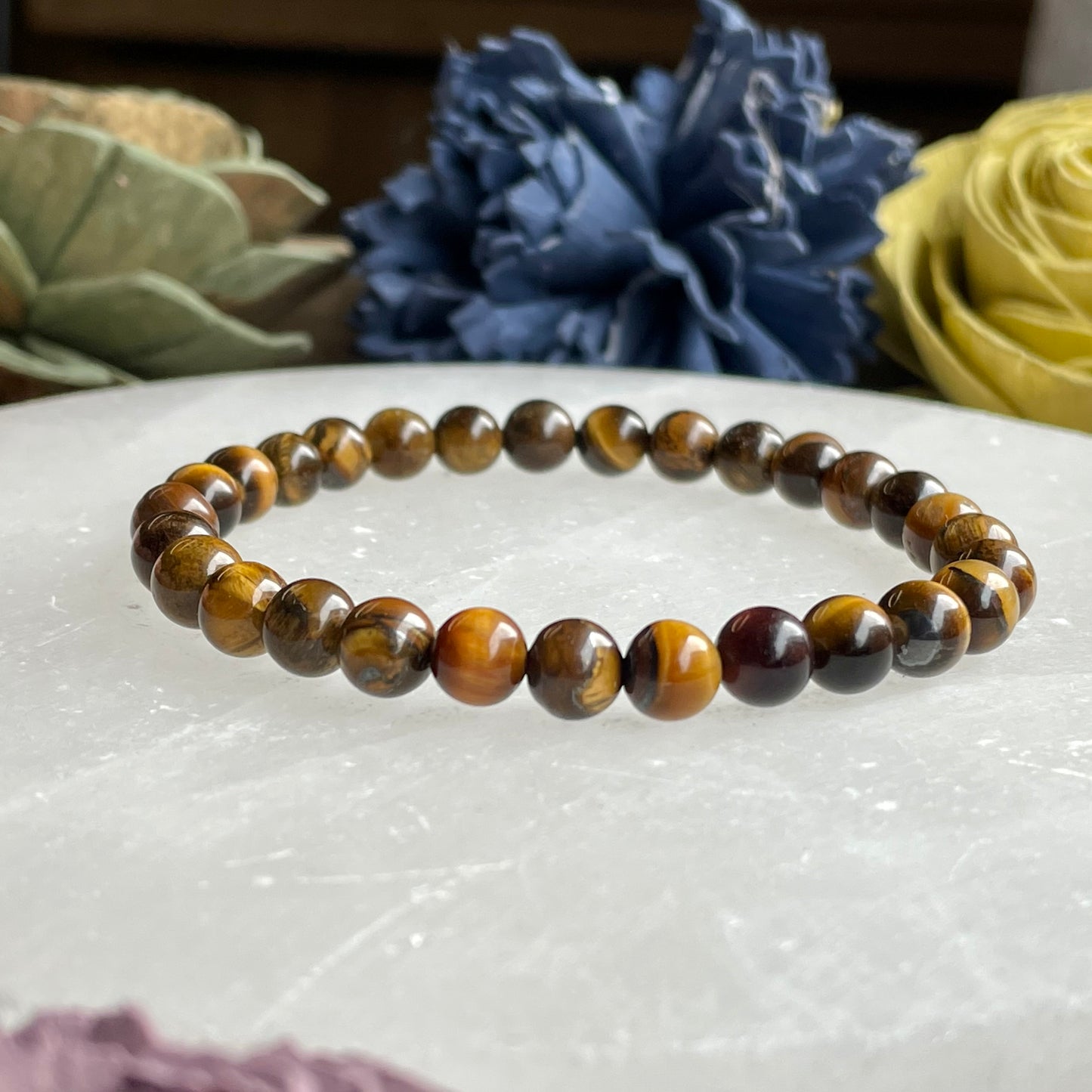 Tiger’s Eye 6mm Beaded bracelet