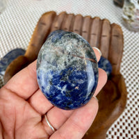 Sodalite Polished Palm Stone