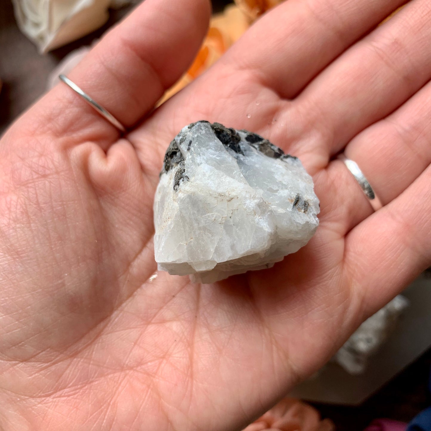 Rainbow Moonstone Raw Stone
