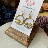 Dangling Eye Earrings