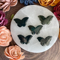 Moss Agate Butterfly Cabochon