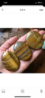 Tiger’s Eye Polished Palm Stone