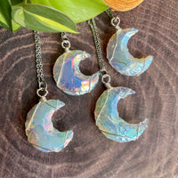 Aura Opalite Moon Necklace
