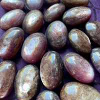 Gem Lepidolite Polished Small Palm Stone