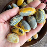Bumblebee Jasper Tumbled Stone