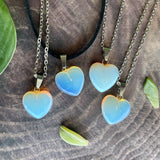 Small Opalite Heart Necklace