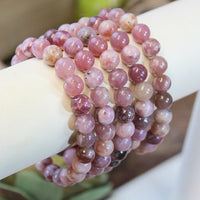 Lepidolite 8mm beaded bracelet